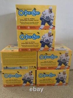 (6) 2022/23 Upper Deck O-Pee-Chee Hockey Factory Sealed Retail Boxes Box