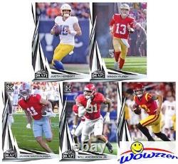 (6) 2023 Leaf Draft Football GOLD EXCLUSIVE Factory Sealed Blaster Box-18 AUTOS