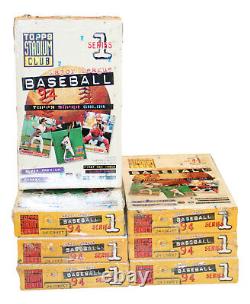 (7) Lot 1994 Topps Stadium Club Series 1 Factory Sealed Boxes