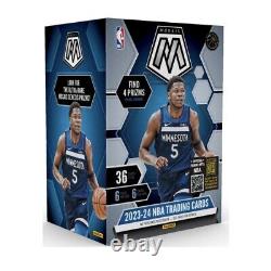 Lot Of (10) 2023-24 Panini Mosaic Nba Basketball Factory Sealed Blaster Box P. O