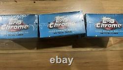 Lot Of 3 2020 Topps Chrome Baseball Update Series Mega Box Blue FACTORY SEALED