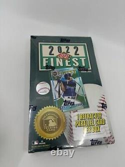 Topps MLB 2022 Finest Flashback Baseball Hobby Box Factory Sealed